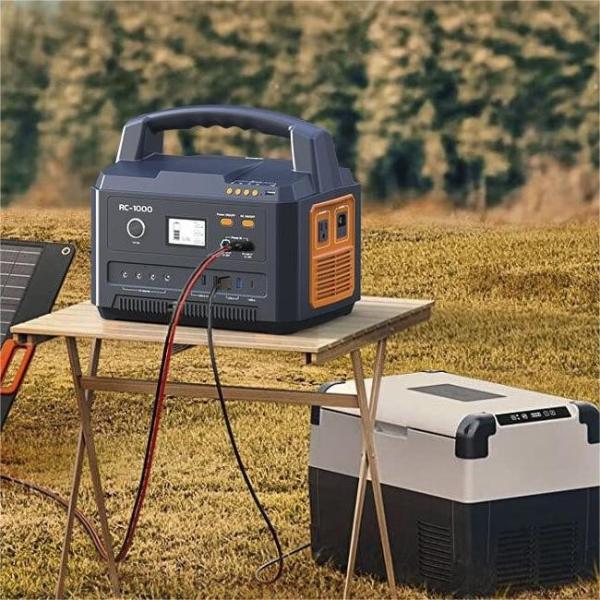 Estación de energía de emergencia portátil de batería de iones de litio 999Wh 1000W