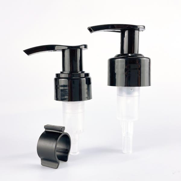 33/415  Black Dispenser 4cc ODM Cosmetic Bottle Pump Smooth Closure