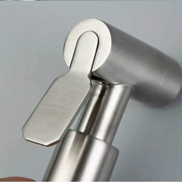 High Pressure Wall Mounted Bathroom Bidet Spay Faucet with Toilet Hand Shower Holder