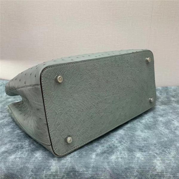 Authentic Real True Ostrich Skin Women Totes Female Handbag Genuine Exotic Leather Lady Working Purse Large Shoulder Bag