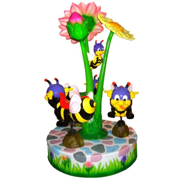 Indoor entertainment equipment merry go round for children age above 3-year-old