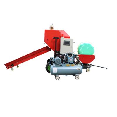 CE 3PH 6 Pole Silage Baler Machine Straw Wrapping Round Hay 60bales/hour