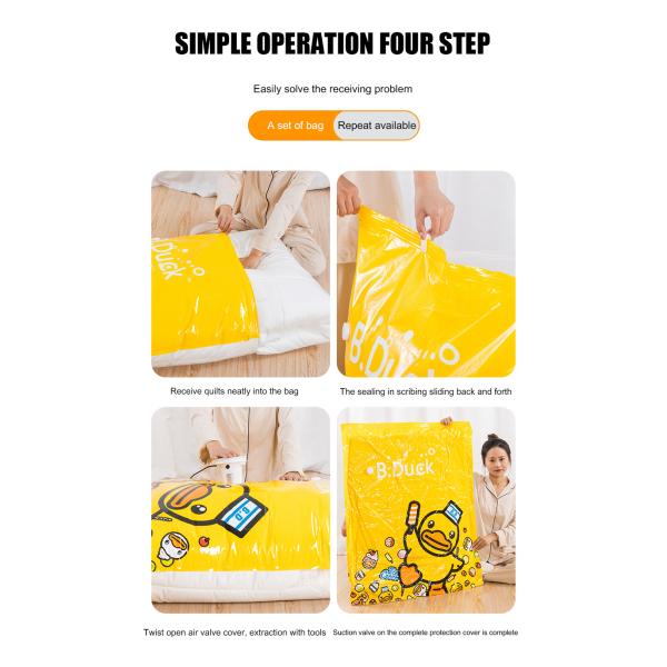 Bolsa de almacenamiento de mantas plegables para viajes y organización del hogar Material de PVC