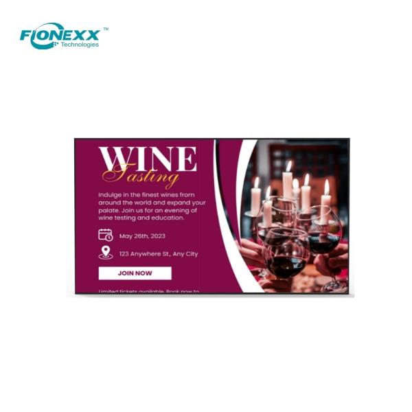 49 pouces 1080P Windows Haute luminosité 2000 nits Affichage à une seule face