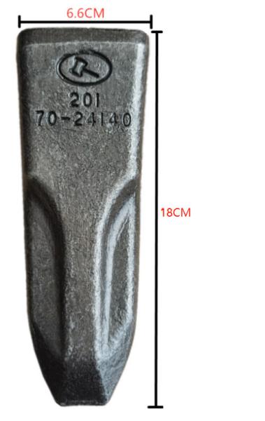 Durable Forged Komatsu PC60 Excavator Bucket Teeth Adapters Pins Side Cutters