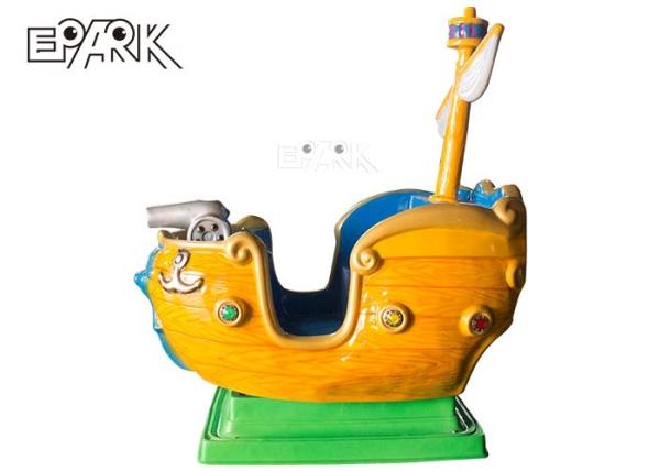 180W Pirate Ship Swing Children'S Coin Operated Rides For Star Hotels