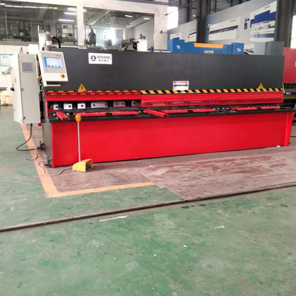 Dobladora de corte hidráulica QC11K-6*4000 del CNC con Tp10s