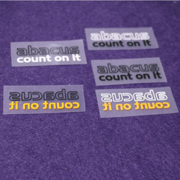 Custom Heat Transfer Labels for Clothing Garment Bags Shoes T-shrits