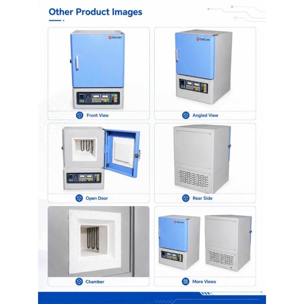 1200°C Muffle Furnace with 50-Segment PID Control and Polycrystalline Mullite Fiber Lining for High-Temperature Applications