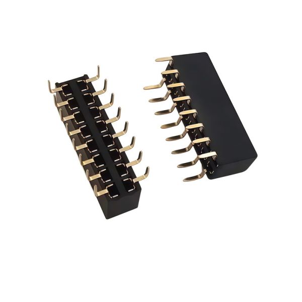 2.0mm Pitch Double Row Outside Bend Female Header, H=4.3mm, Pin Length 3.4mm, DIP Type