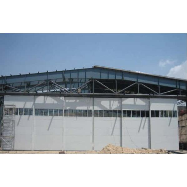 Modular Fácil de ensamblar Estructura de acero Hangar de aviones Moderno económico Hangar industrial prefabricado Almacén ligero pequeño