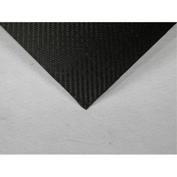 Armure de sergé forte de plat de fibre de carbone, feuilles de l'épaisseur 1mm de la fibre de carbone