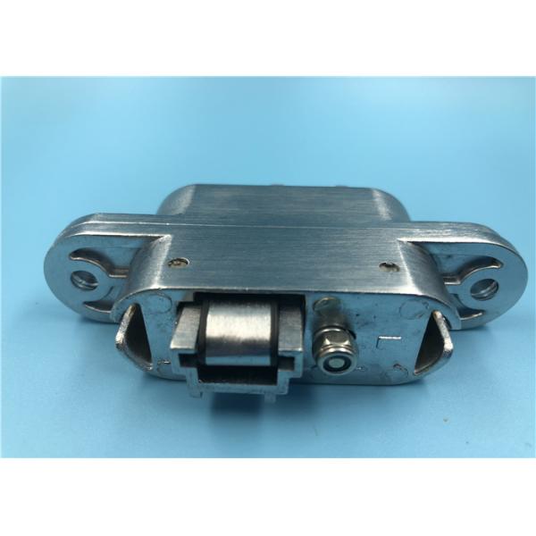 Satin Chrome Mortise Mount Invisible Hinge For Residential Metal Door
