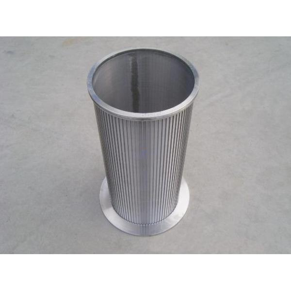 4'' Water Treatment Stainless Steel Woven Wire Mesh Sand Screen With Diamond Hole