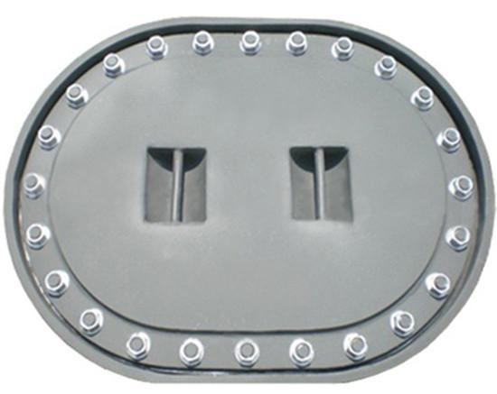 Oiltight Marine Hatch Cover Watertight Sunk Manhole Cover 450mm