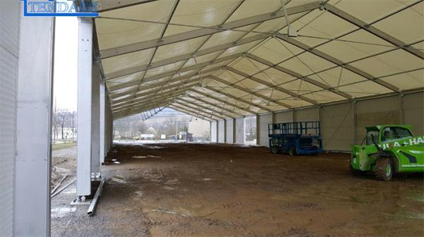6061 Aluminum Sport Structures With Tent Glass Wall Installation Gym Tent For Sporting Events Outdoor Sports Canopy