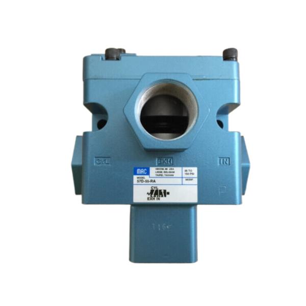 MAC 57D-55-RA Solenoid Valve High Reliability / Energy Saving / Long Life Blue