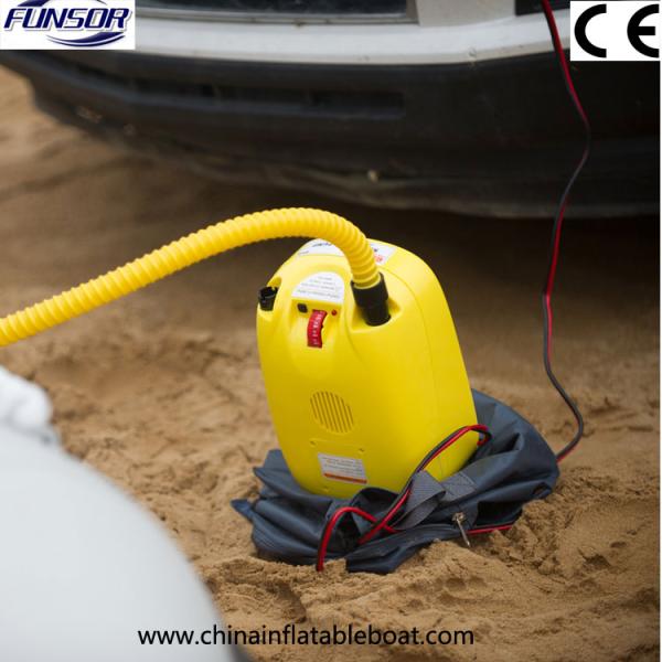 12V DC Liquid Crystal Inflatable Boat Accessories Marine Electric Pump For Fishing Boat