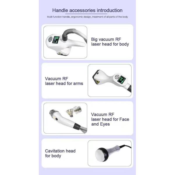 Воздушное охлаждение машины кавитации вакуума радиочастоты 40KHz, ролик вакуума уменьшая машину