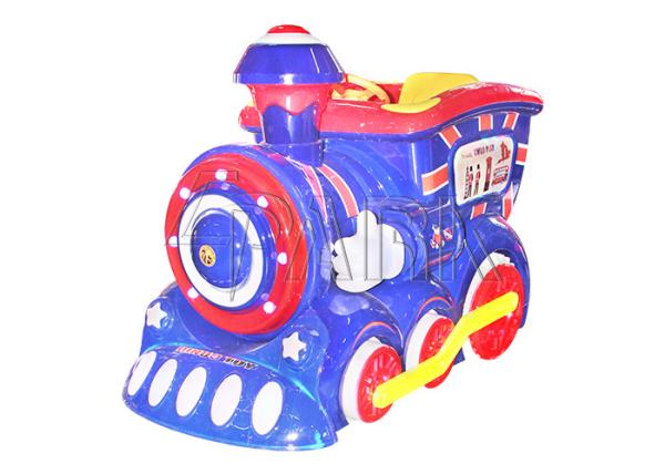 British Train Coin Pusher Game Machine Electric Kids Car 12 Month Warranty