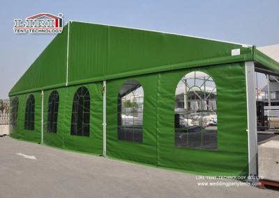 Portable provisório militar do hangar dos aviões da cor verde do alumínio 15 x 35 com parede do sanduíche para a venda