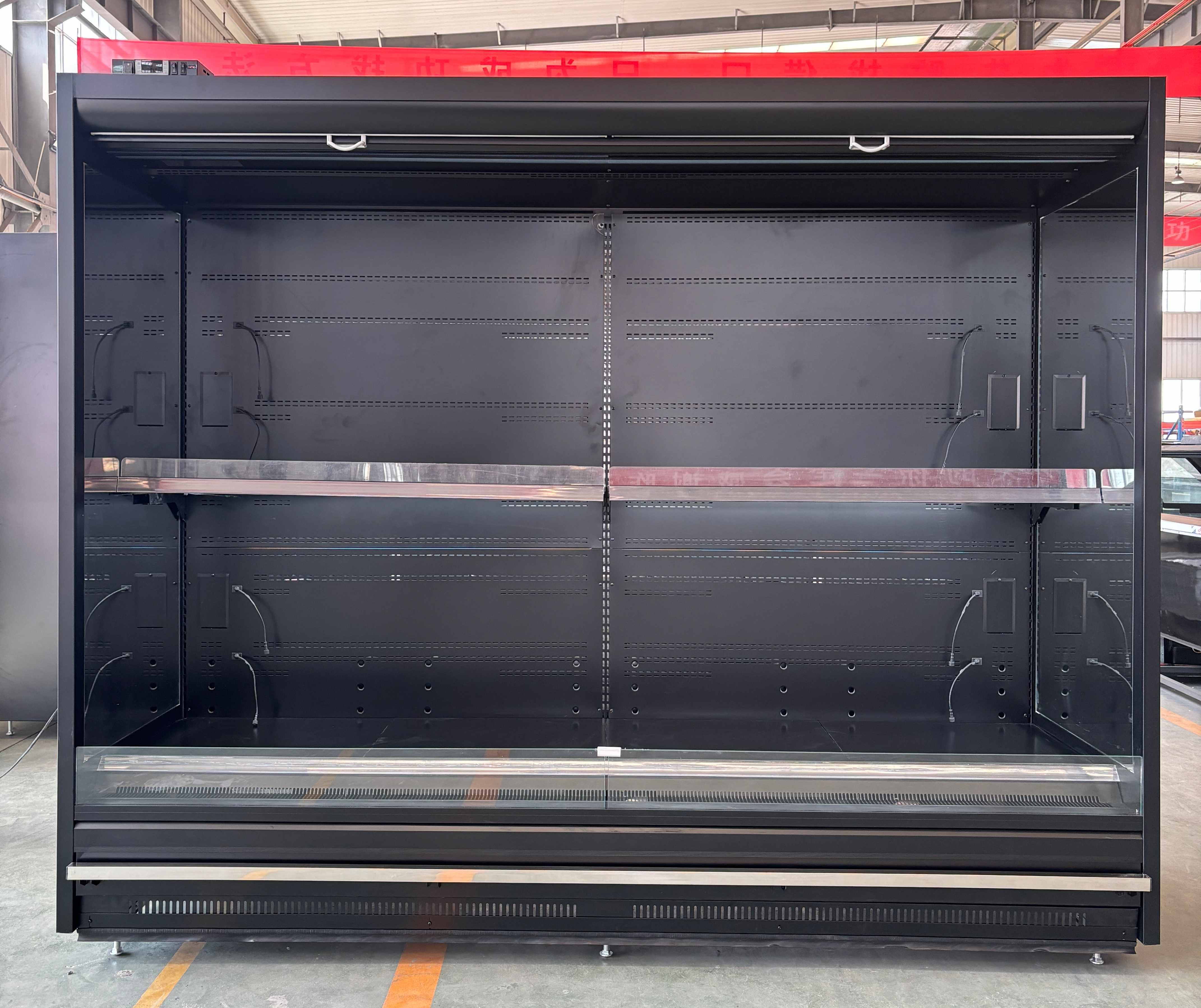 2500MM Commercial Open Multideck Refrigerated Showcase Using Eco‑Friendly Refrigerants