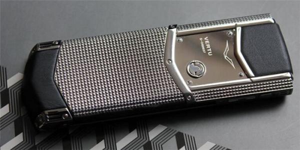 2014 luxury high quality Limted Edition VERTU SIGNATURE Stainless-Steel Real Leather metal