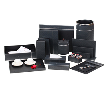 450*350mm hotel guestroom leather desk blotter