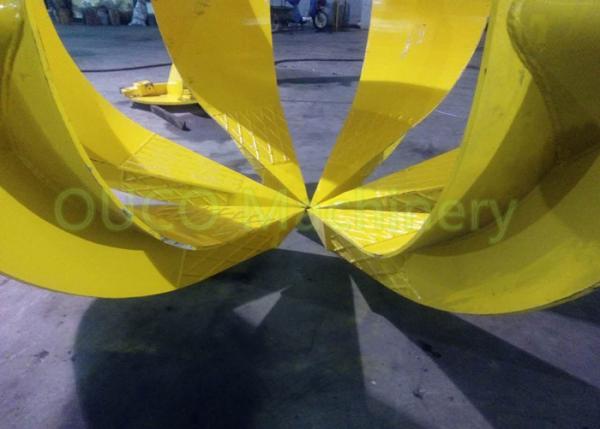 High Efficiency Orange Peel Grab , Yellow Scrap Metal Grapple Low Noise