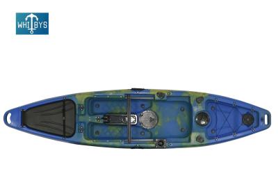 Adulto Sit On Top Sea Kayak com a cadeira da pá e do metal para a pesca
