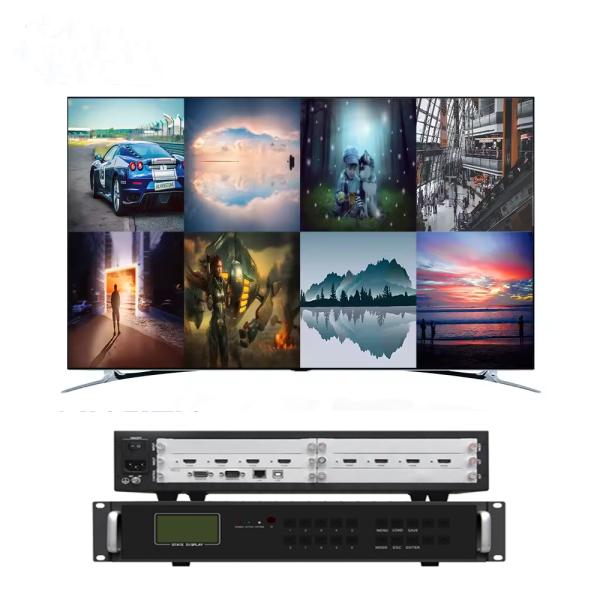 RS232 TCP/IP HDMI видеостенный контроллер, предназначенный для многоэкранных дисплейных систем
