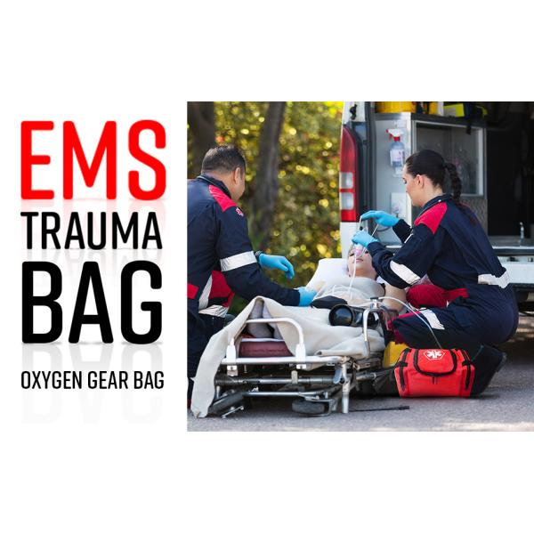 Emergency Treatment Medical Bags Multi-Pocket for Home School Office Car Traveling Hiking Trip Daycare