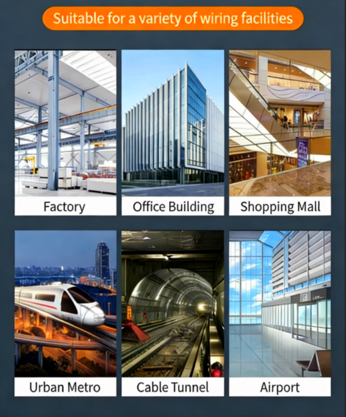 Ventilated Powder Coated Perforated Cable Tray 2.4 M 8 Ft