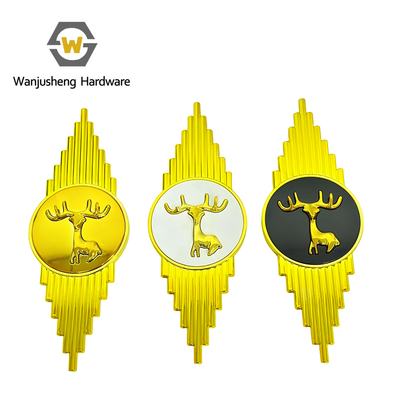 Factory Direct Sales New Glossy Three-style Golden Deer/moose Sofa Decorative Buttons Furniture Sofa Armrest Ornaments