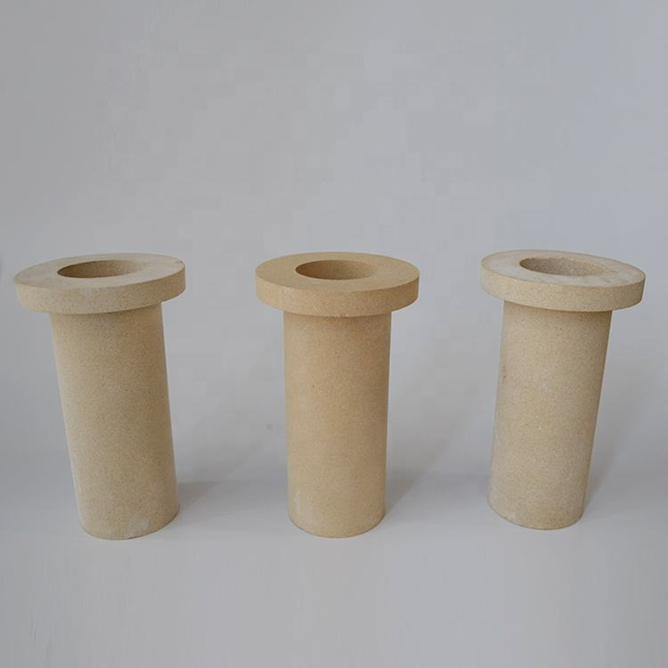 Industrial Mullite Ceramic Insulator Tube Alumina Ceramic Components High Temperature