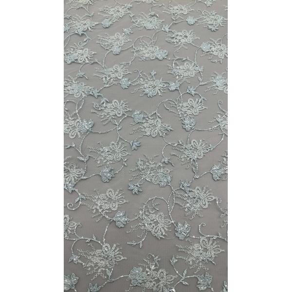 Sequin Durable And Elegant Embroidery Luxary Flower Sequin Embroidery Fabric Lace Fabric Wedding Birthday Occasions Beautiful Dress