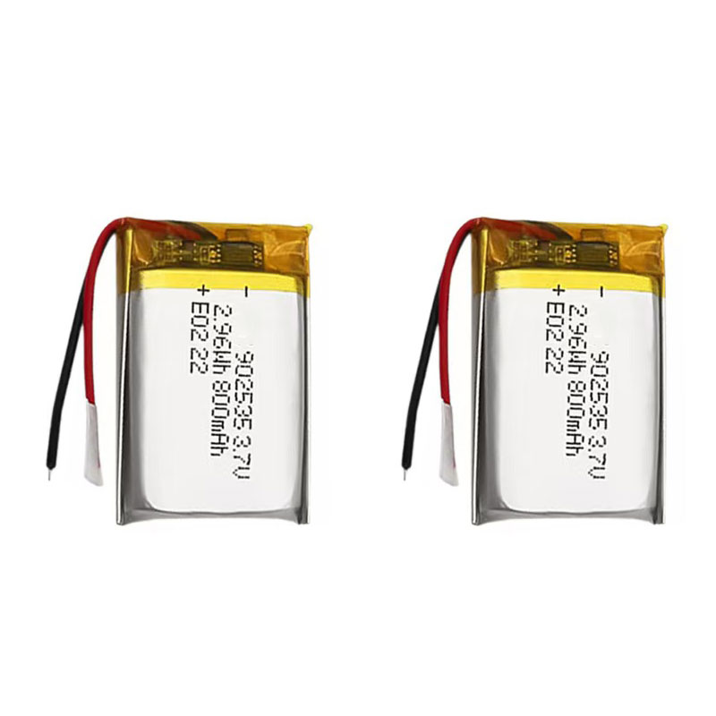 902535 Li-Polymer Battery  3.7V Full Capacity 800mAh for Beauty Devices Smart Watches and Bluetooth Headsets