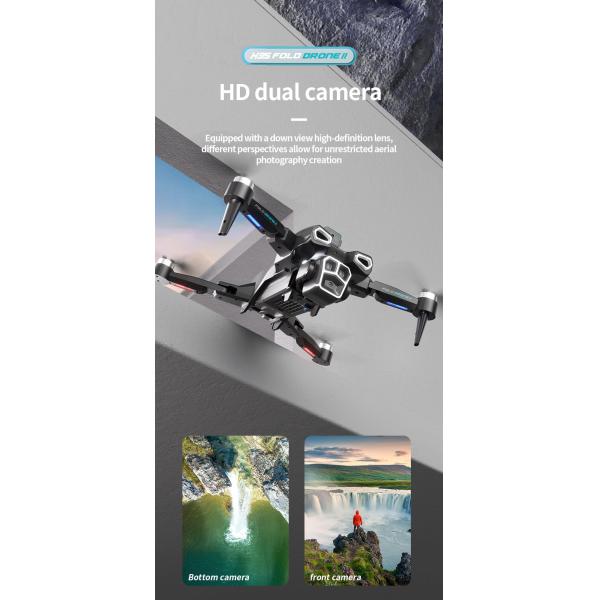 Профессиональный 4K HD ESC с двойной камерой Мини-Дрон H35 Бесбросовый оптический поток WIFI Квадрокоптер Удаленное управление препятствий