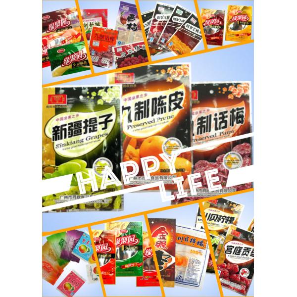 160 Micron Plastic Food Packaging Bags With Clear Window / Hang Hole