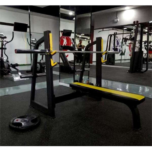 Steel Medium Loader Fitness Equipment Shoulder Chest Press with Flat Weight Bench