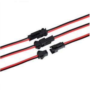 Длина провода кабеля мужская женская AWG22 200mm соединителя СИД SM 2Pin