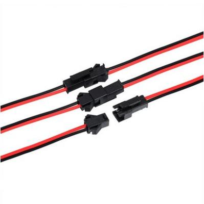 Comprimento fêmea masculino do fio do cabo AWG22 200mm do conector do diodo emissor de luz da manutenção programada 2Pin