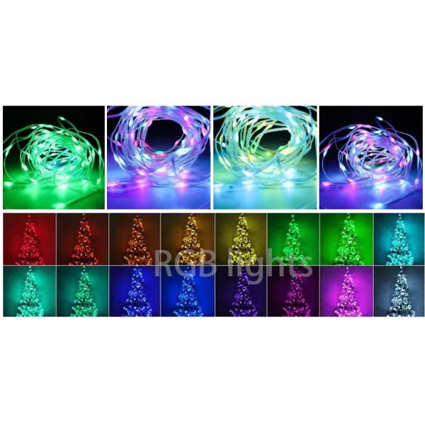 строки света пиксела RGB света СИД пиксела 3D водоустойчивые на открытом воздухе Addressable для рождества