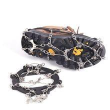 LANDWIND Ice Snow Grips, Anti Slip Crampons, 10/18 Manganese Steel Spikes, Traction Cleats