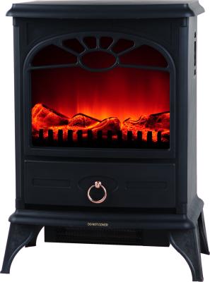 Black Freestanding Electric Fireplace Heater TPL-2008S-A1-2 Remote Controlled