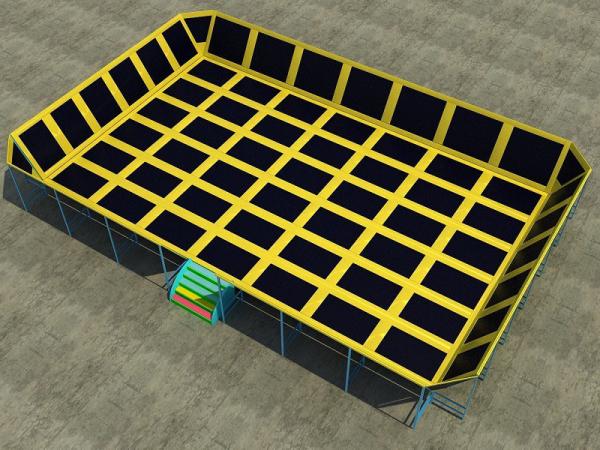 adult trampoline park children jumping play zone big jump trampoline for shopping center