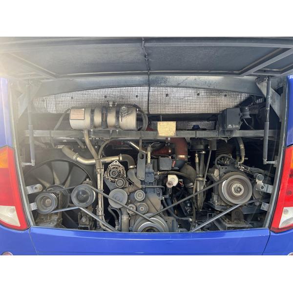 Blue Used Bus 51 Seats Euro 4 Emission Standard