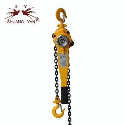 Ratchet o peso de levantamento Chain manual da cor 1500kg do amarelo da série da grua HSHX