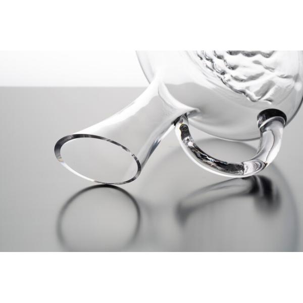 46oz Crystal Wine Decanter With Handle 1300ml Unique Wine Carafe Lead Free