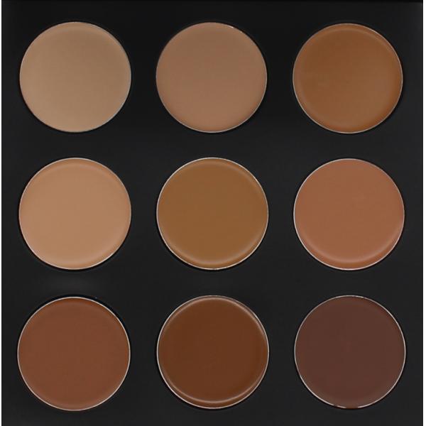 No Logo Private Label  9 Color Waterproof Face Makeup Concealer Palette